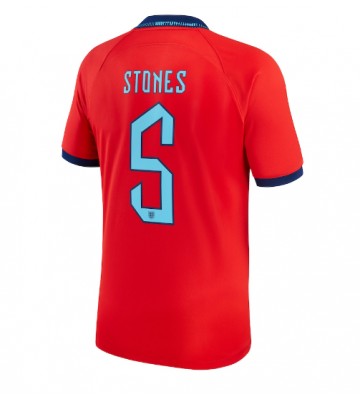England John Stones #5 Bortedrakt VM 2022 Kortermet